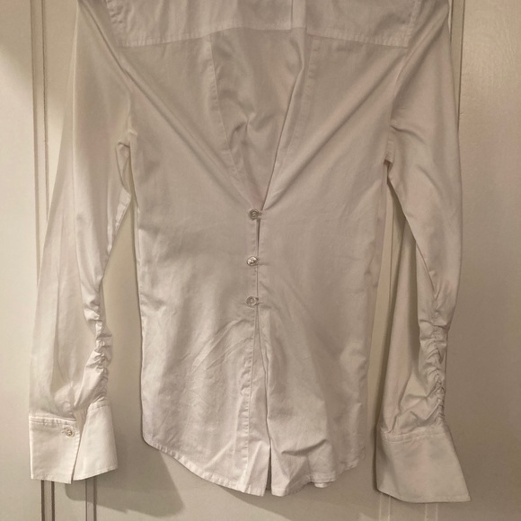 Elizabeth and James white button down shirt - Picture 2 of 4